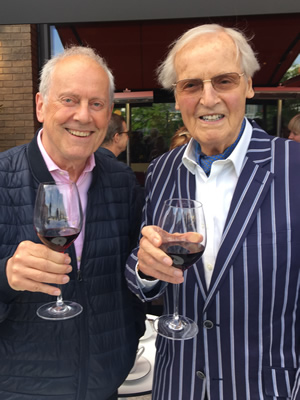 Image shows from L to R: Gyles Brandreth, Nicholas Parsons. Image shows from L to R: Gyles Brandreth, Nicholas Parsons.