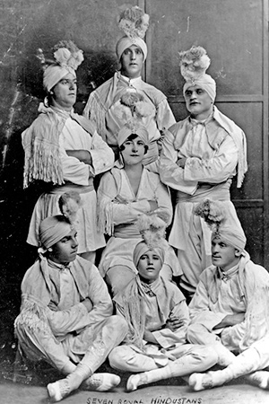 Johnny Hutch and acrobatic troupe. Johnny Hutch and acrobatic troupe.