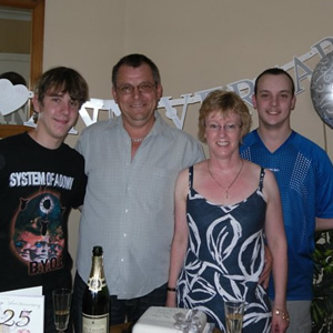 Tom Mayhew and his family. Tom Mayhew and his family.
