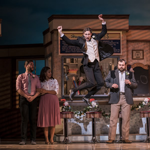 Waitress The Musical. Blake Harrison. Copyright: Johan Persson. Waitress The Musical. Blake Harrison. Copyright: Johan Persson.