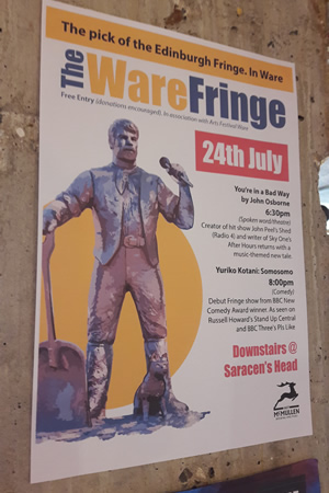 Ware Fringe poster. Ware Fringe poster.