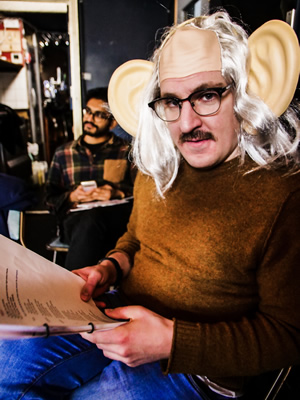 Weirdos Panto 2019 rehearsal. Ali Brice. Weirdos Panto 2019 rehearsal. Ali Brice.
