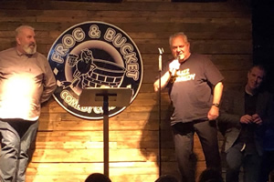 Agraman of The Buzz Club at North West Comedy Awards 2020. Agraman of The Buzz Club at North West Comedy Awards 2020.