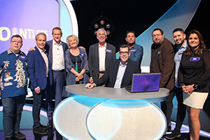 Image shows from L to R: Perry Benson, Richard Gibson, Alexander Armstrong, Kim Hartman, Jeffrey Holland, Richard Osman, Patrick Baladi, Ewen MacIntosh, Abdullah Afzal, Nina Wadia. Image shows from L to R: Perry Benson, Richard Gibson, Alexander Armstrong, Kim Hartman, Jeffrey Holland, Richard Osman, Patrick Baladi, Ewen MacIntosh, Abdullah Afzal, Nina Wadia.