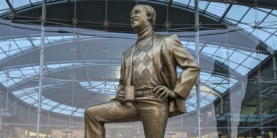 Alan Partridge statue. Alan Partridge statue.