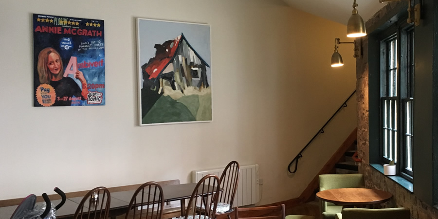 Annie McGrath painted Edinburgh poster. Annie McGrath painted Edinburgh poster.