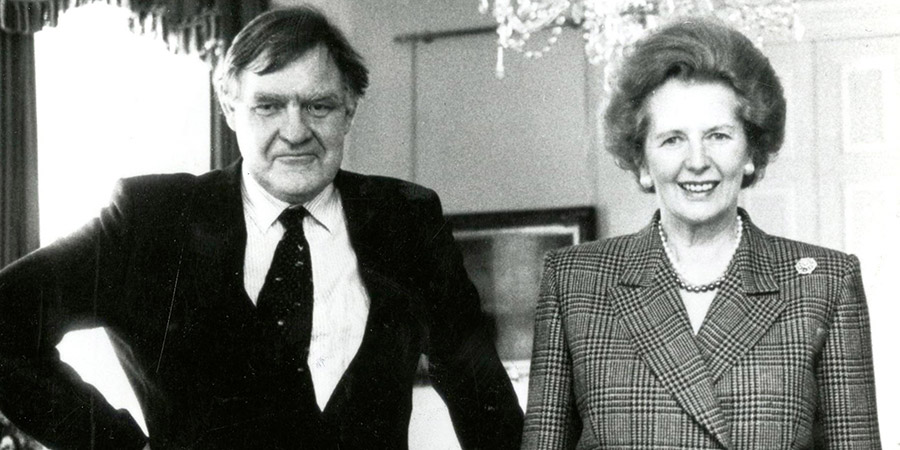 Image shows from L to R: Bernard Ingham, Margaret Thatcher. Copyright: Sally Soames. Image shows from L to R: Bernard Ingham, Margaret Thatcher. Copyright: Sally Soames.