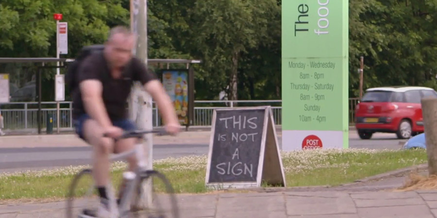 This is not a sign. This is not a sign.