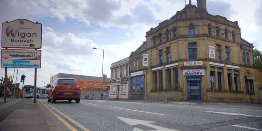 Pies R Us in Wigan. Pies R Us in Wigan.