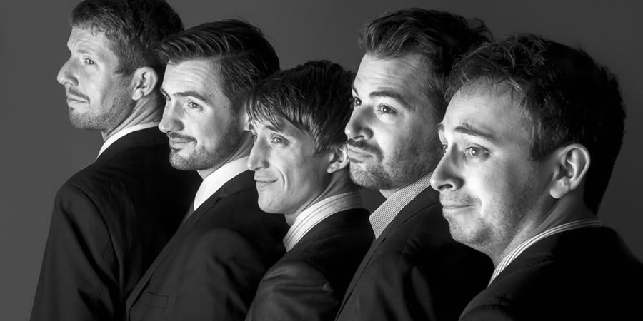 Casual Violence. Image shows from L to R: Greg Cranness, Alex Whyman, Luke Booys, David Arrondelle, James Hamilton. Casual Violence. Image shows from L to R: Greg Cranness, Alex Whyman, Luke Booys, David Arrondelle, James Hamilton.