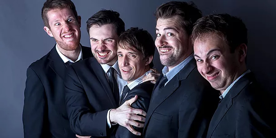 Casual Violence. Image shows from L to R: Greg Cranness, Alex Whyman, Luke Booys, David Arrondelle, James Hamilton. Casual Violence. Image shows from L to R: Greg Cranness, Alex Whyman, Luke Booys, David Arrondelle, James Hamilton.