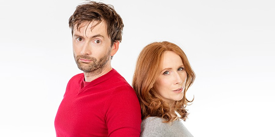 Image shows from L to R: David Tennant, Catherine Tate. Copyright: BBC. Image shows from L to R: David Tennant, Catherine Tate. Copyright: BBC.