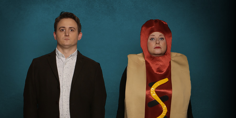 The Delightful Sausage. Image shows from L to R: Chris Cantrill, Amy Gledhill. The Delightful Sausage. Image shows from L to R: Chris Cantrill, Amy Gledhill.