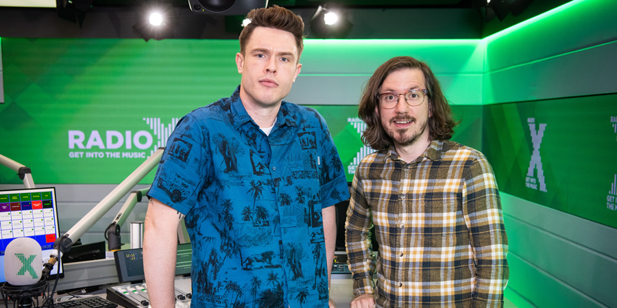 Image shows from L to R: Ed Gamble, Matthew Crosby. Copyright: Radio X. Image shows from L to R: Ed Gamble, Matthew Crosby. Copyright: Radio X.