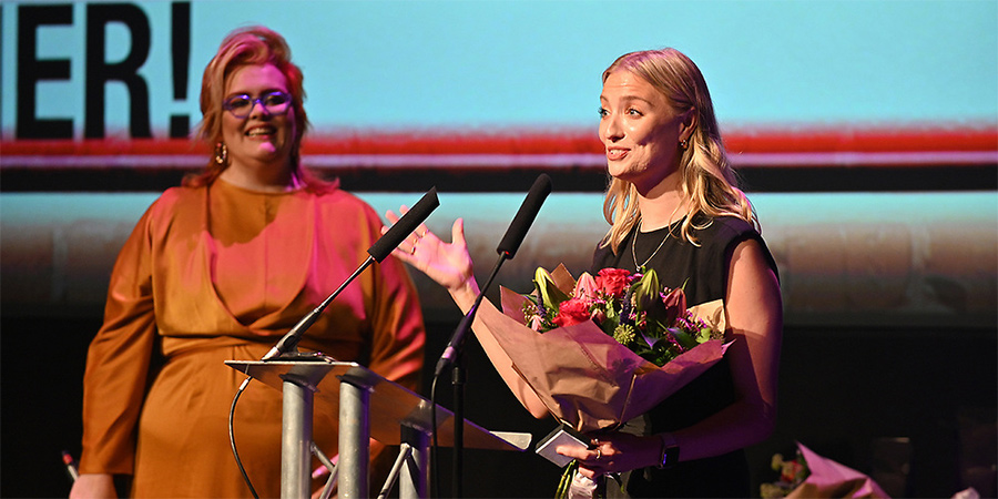 Funny Women Awards 2021. Image shows from L to R: Jayde Adams, Hayley Morris. Funny Women Awards 2021. Image shows from L to R: Jayde Adams, Hayley Morris.