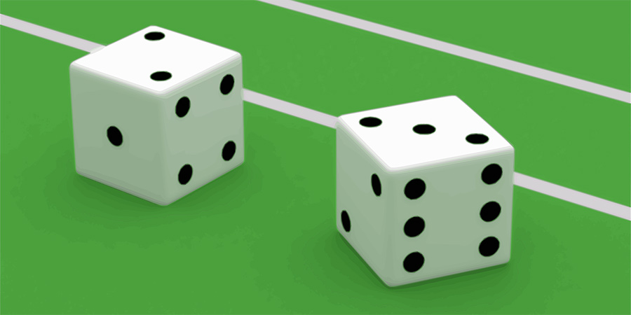 Dice. Dice.