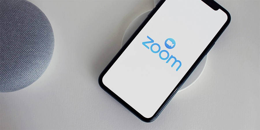 Zoom on a phone. Zoom on a phone.