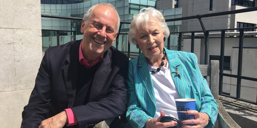 Image shows from L to R: Gyles Brandreth, June Whitfield. Image shows from L to R: Gyles Brandreth, June Whitfield.