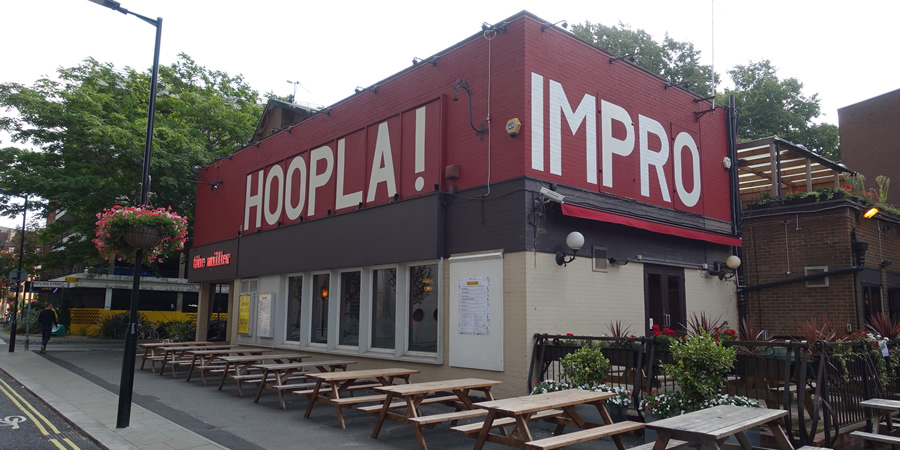 Hoopla! Impro at The Miller. Hoopla! Impro at The Miller.