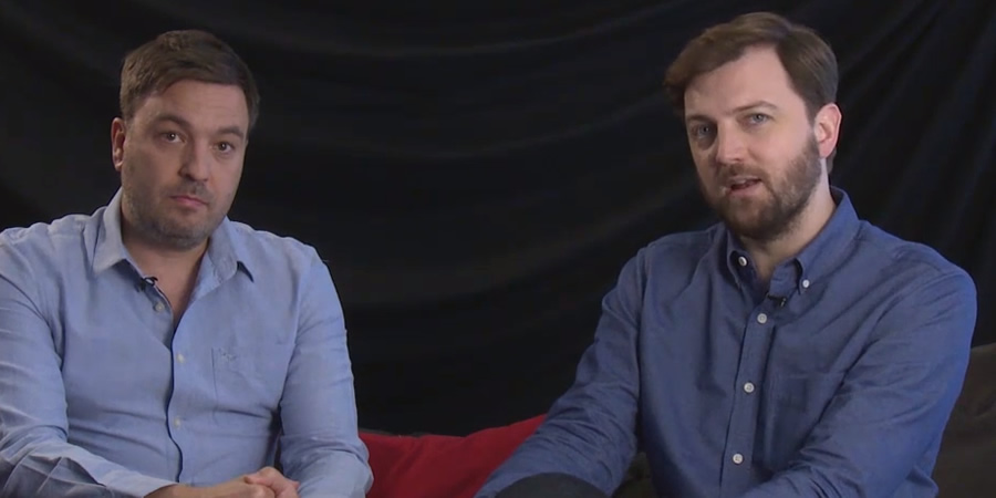 Image shows from L to R: Damon Beesley, Iain Morris. Image shows from L to R: Damon Beesley, Iain Morris.
