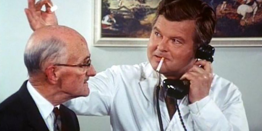 Image shows from L to R: Jackie Wright, Benny Hill. Image shows from L to R: Jackie Wright, Benny Hill.
