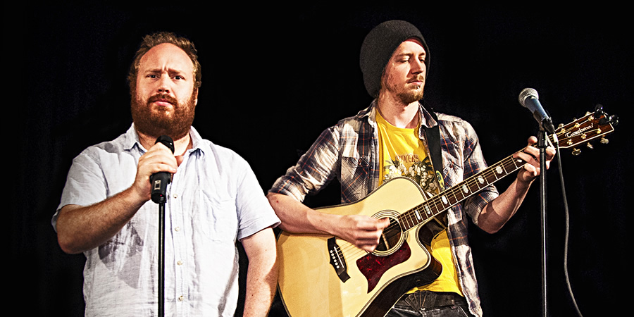 Jonny & The Baptists. Image shows from L to R: Jonny Donahoe, Paddy Gervers. Copyright: Jon Davis. Jonny & The Baptists. Image shows from L to R: Jonny Donahoe, Paddy Gervers. Copyright: Jon Davis.