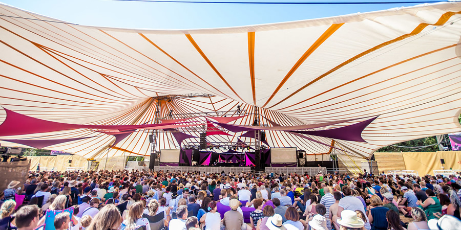 Latitude 2018 comedy tent. Copyright: Jen O'Neill. Latitude 2018 comedy tent. Copyright: Jen O'Neill.