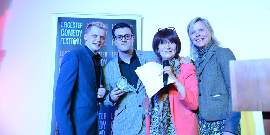 Just The Tonic at The Shed team at Leicester Comedy Festival Awards 2019. Just The Tonic at The Shed team at Leicester Comedy Festival Awards 2019.