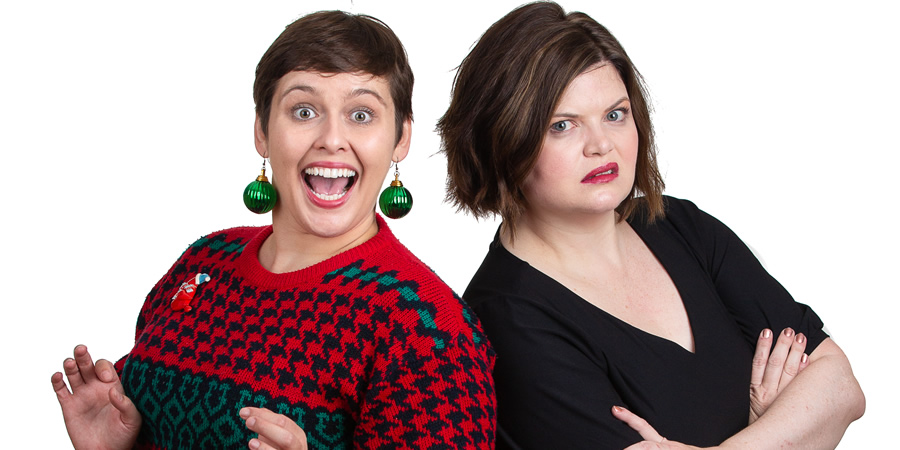 Love/Hate Actually. Image shows from L to R: Amy Currie, Natalie Bochenski. Love/Hate Actually. Image shows from L to R: Amy Currie, Natalie Bochenski.