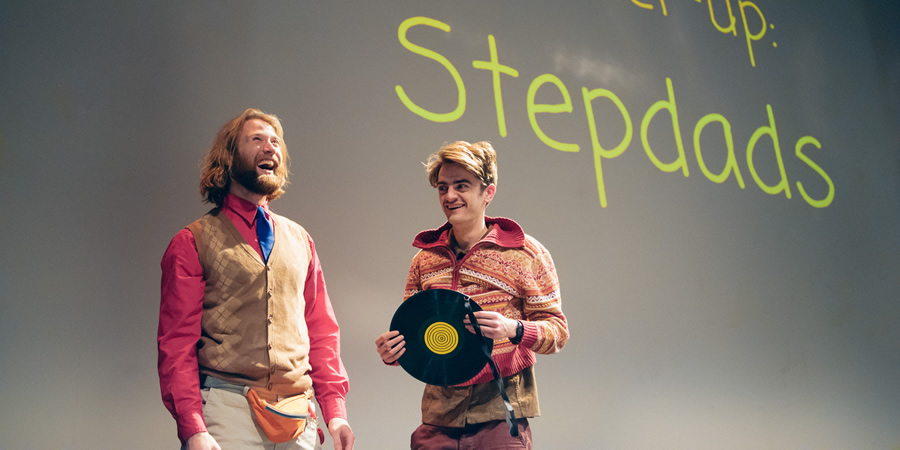 Stepdads at Musical Comedy Awards 2019. Image shows from L to R: Tom Curzon, Luke Rollason. Copyright: Elina Kansikas. Stepdads at Musical Comedy Awards 2019. Image shows from L to R: Tom Curzon, Luke Rollason. Copyright: Elina Kansikas.