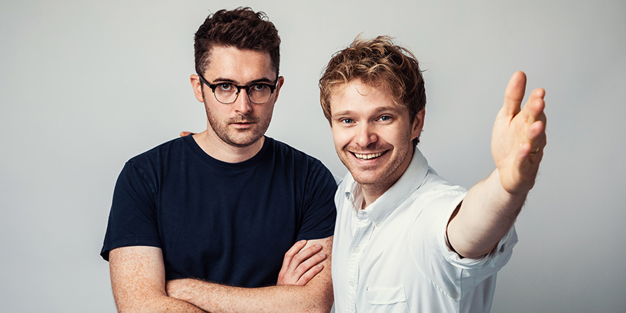 The Comeback. Image shows from L to R: Ben Ashenden, Alexander Owen, The Pin. Copyright: Oliver Ross / Feast Creative. The Comeback. Image shows from L to R: Ben Ashenden, Alexander Owen, The Pin. Copyright: Oliver Ross / Feast Creative.