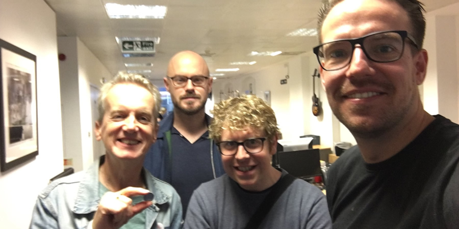 Quickly Kevin. Image shows from L to R: Frank Skinner, Unknown, Josh Widdicombe, Chris Scull. Quickly Kevin. Image shows from L to R: Frank Skinner, Unknown, Josh Widdicombe, Chris Scull.