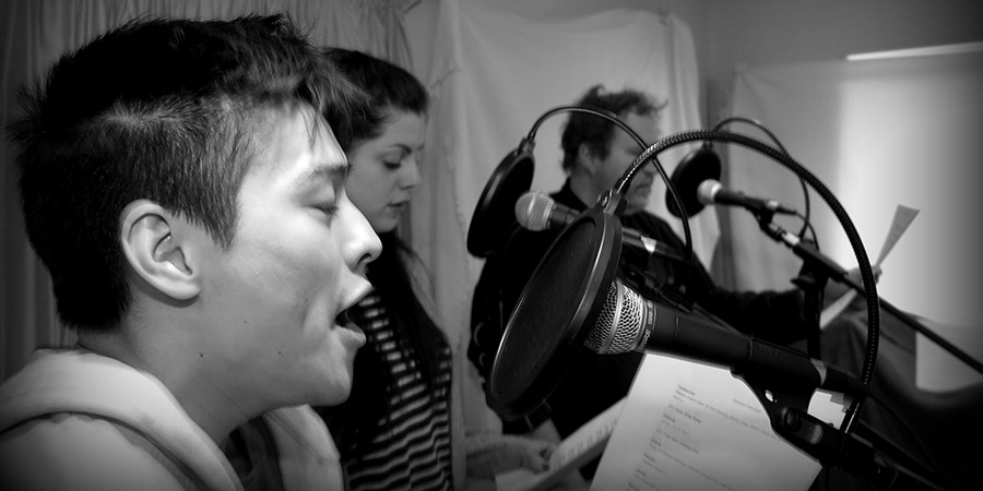 Release The Clowns Sketch Comedy Podcast. Image shows from L to R: Marco Chiu, Amy Holmes, Nick Hildred. Copyright: Monika Marion. Release The Clowns Sketch Comedy Podcast. Image shows from L to R: Marco Chiu, Amy Holmes, Nick Hildred. Copyright: Monika Marion.