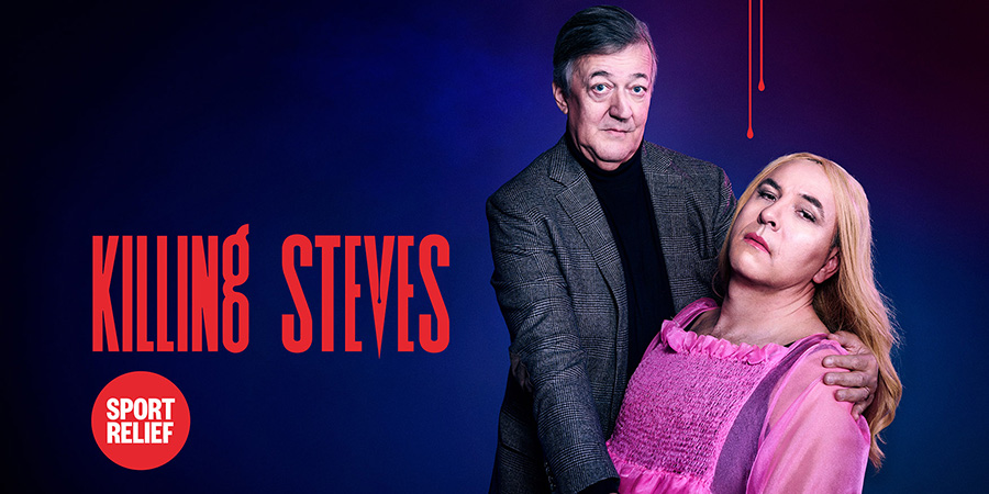 Sport Relief 2020 - Killing Steves. Image shows from L to R: Stephen Fry, David Walliams. Sport Relief 2020 - Killing Steves. Image shows from L to R: Stephen Fry, David Walliams.