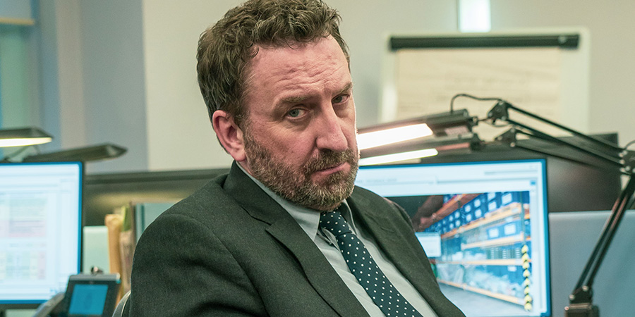 David Rickman in Line Of Duty - Sport Relief 2020. Lee Mack. David Rickman in Line Of Duty - Sport Relief 2020. Lee Mack.