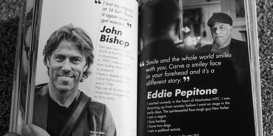 John Bishop in Steve Best's book. Copyright: Steve Best. John Bishop in Steve Best's book. Copyright: Steve Best.