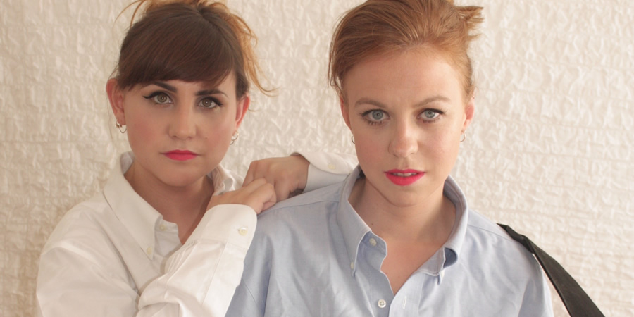 Image shows from L to R: Natasia Demetriou, Ellie White. Image shows from L to R: Natasia Demetriou, Ellie White.