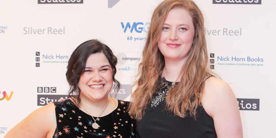 Image shows from L to R: Tasha Dhanraj, Hannah George. Copyright: Matt Writtle / The Writers Guild. Image shows from L to R: Tasha Dhanraj, Hannah George. Copyright: Matt Writtle / The Writers Guild.