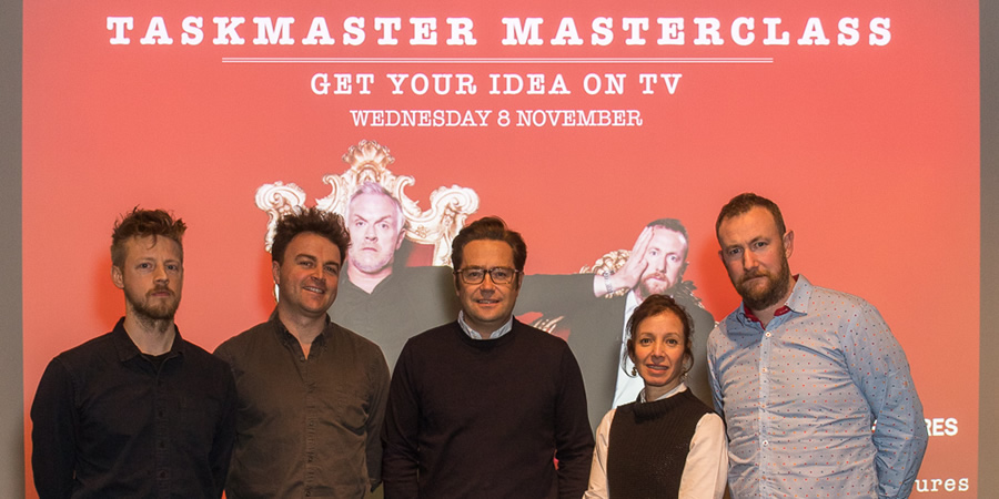 Taskmaster: Get Your Ideas On TV event. Copyright: RTS / Paul Hampartsoumian. Taskmaster: Get Your Ideas On TV event. Copyright: RTS / Paul Hampartsoumian.