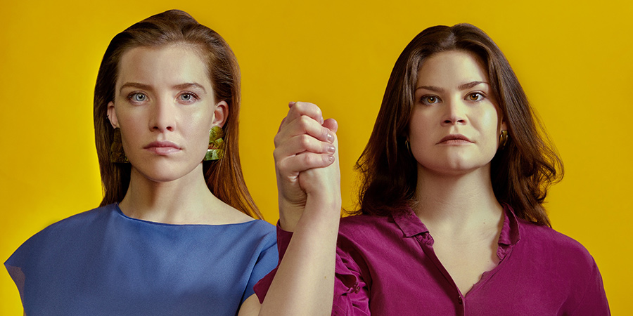 Thick 'n' Fast. Image shows from L to R: Cassie Symes, Georgina Thomas. Thick 'n' Fast. Image shows from L to R: Cassie Symes, Georgina Thomas.