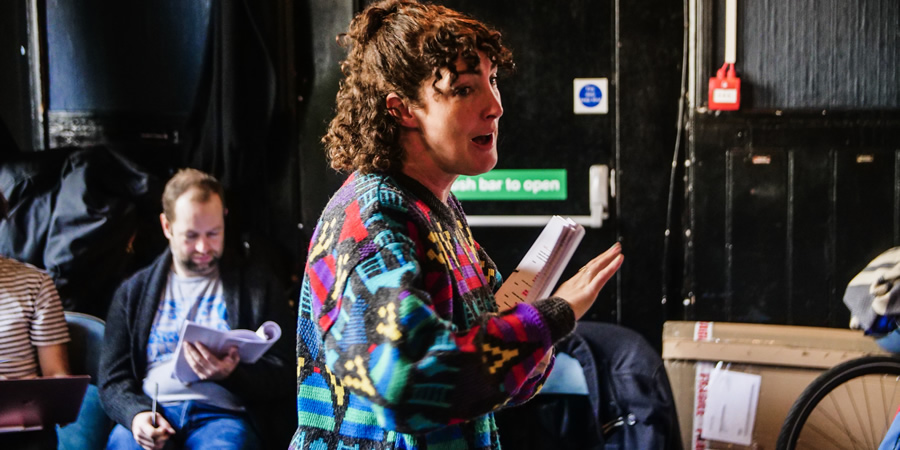Weirdos Panto 2019 rehearsal. Weirdos Panto 2019 rehearsal.