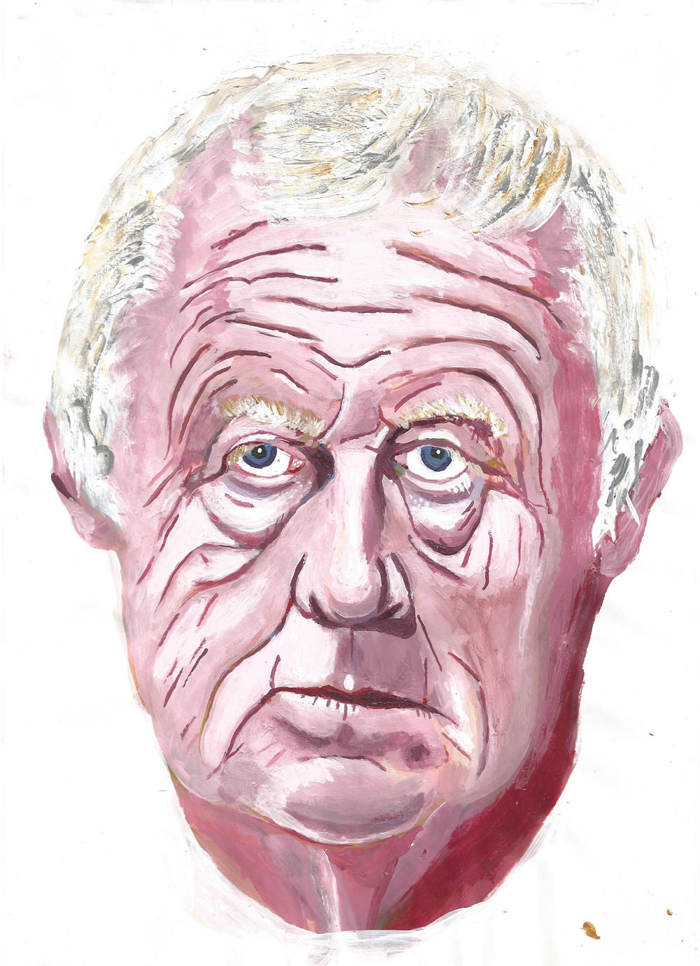 Rob Auton, Chris Tarrant's Face, Acrylic on Paper, 2014, 297mm x 210mm. Copyright: Rob Auton. Rob Auton, Chris Tarrant's Face, Acrylic on Paper, 2014, 297mm x 210mm. Copyright: Rob Auton.