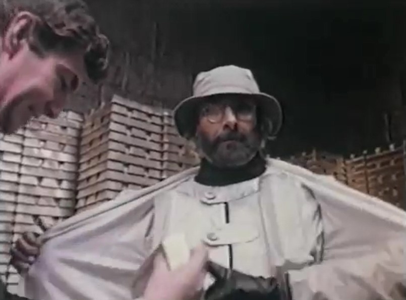 Image shows from L to R: James Villiers, Spike Milligan. Image shows from L to R: James Villiers, Spike Milligan.