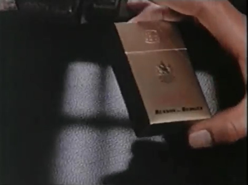 A packet of Benson & Hedges. A packet of Benson & Hedges.