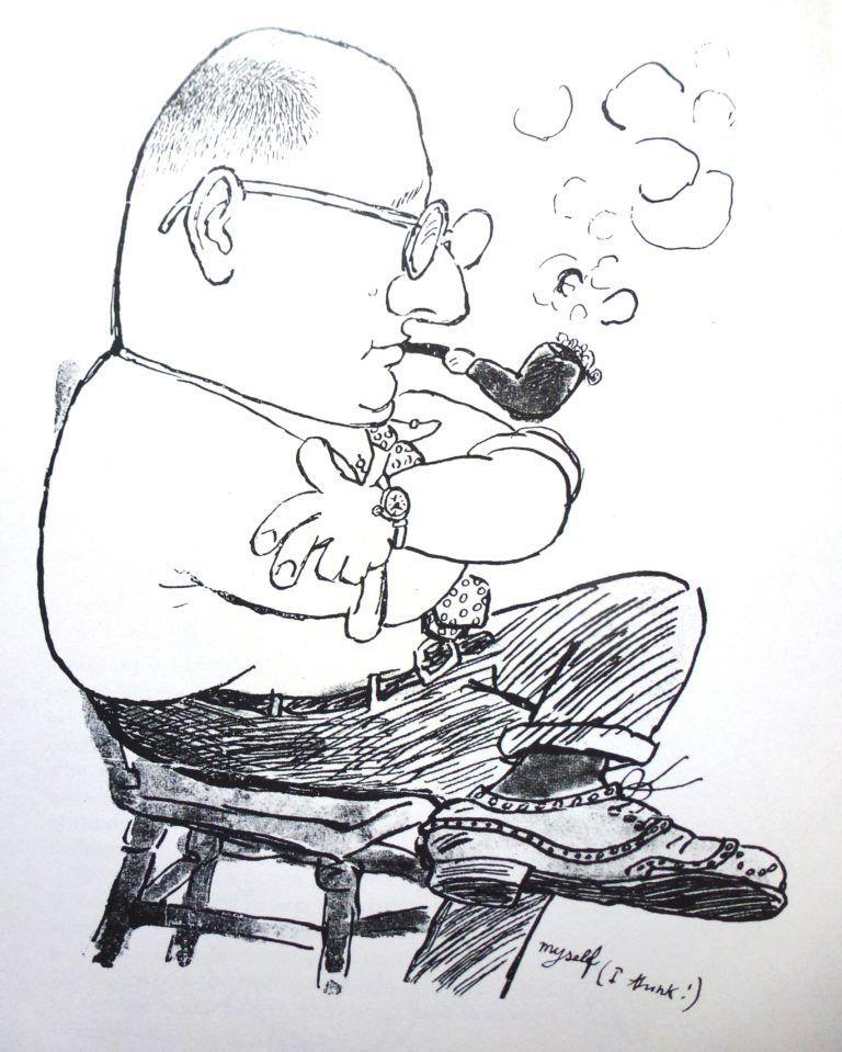 A self-portrait by Gerard Hoffnung. Copyright: Gerard Hoffnung. A self-portrait by Gerard Hoffnung. Copyright: Gerard Hoffnung.