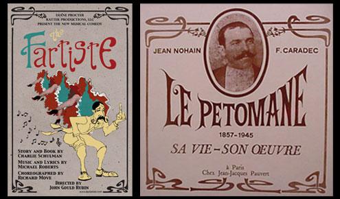 Artwork related to the biography of Joseph Pujol, 'Le Pétomane'. Artwork related to the biography of Joseph Pujol, 'Le Pétomane'.