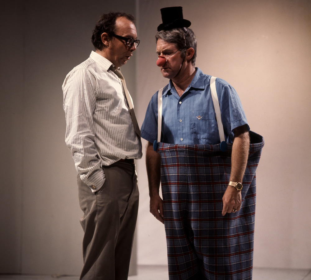 01/01/1970. Image shows from L to R: Eric Morecambe, Ernie Wise. Copyright: BBC History. 01/01/1970. Image shows from L to R: Eric Morecambe, Ernie Wise. Copyright: BBC History.