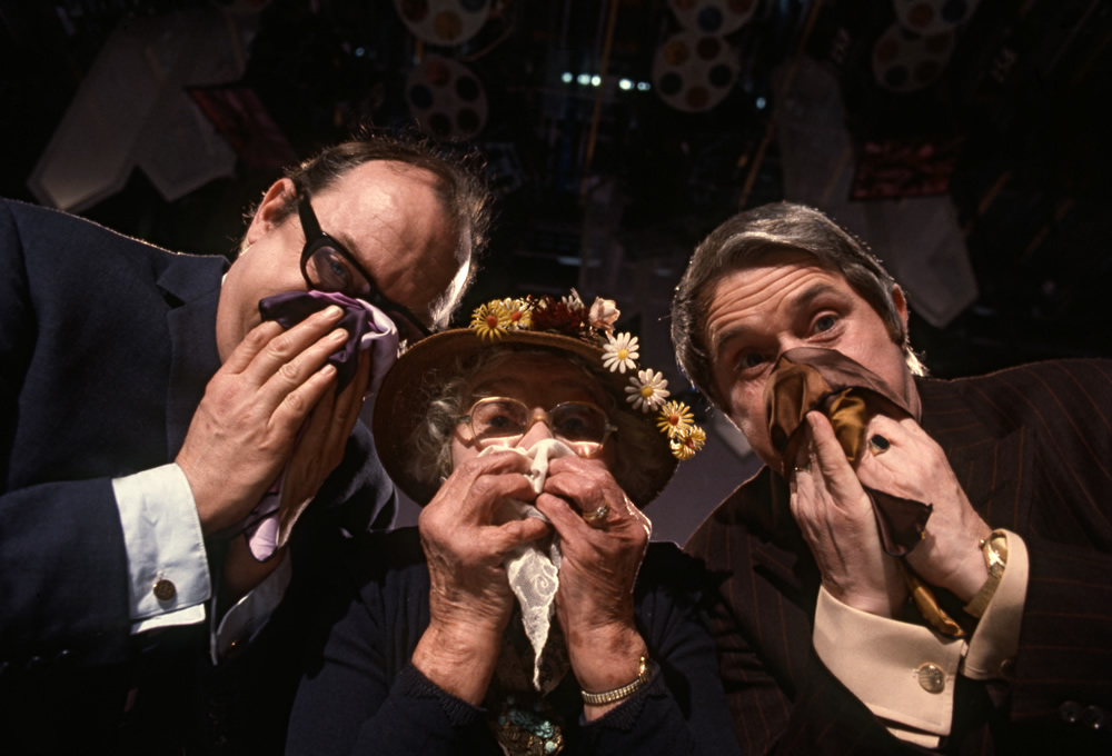 Eric Morecambe, an extra and Ernie Wise, 01/01/1970. Image shows from L to R: Eric Morecambe, Unknown, Ernie Wise. Copyright: BBC History. Eric Morecambe, an extra and Ernie Wise, 01/01/1970. Image shows from L to R: Eric Morecambe, Unknown, Ernie Wise. Copyright: BBC History.
