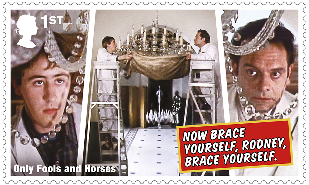 Only Fools And Horses stamp - Now brace yourself, Rodney, brace yourself.. Only Fools And Horses stamp - Now brace yourself, Rodney, brace yourself..