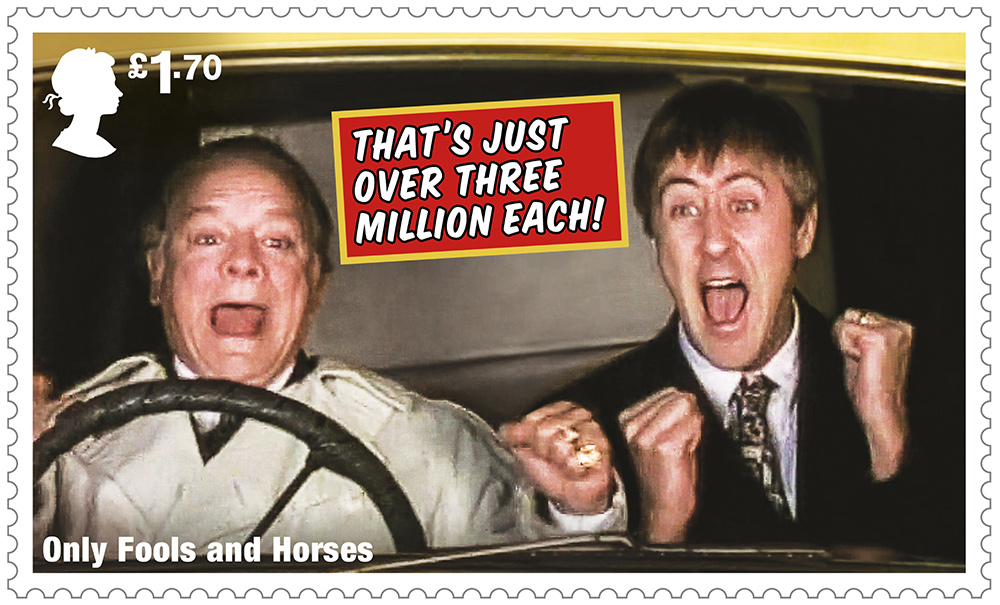 Only Fools And Horses stamp - That's just over three million each!. Only Fools And Horses stamp - That's just over three million each!.